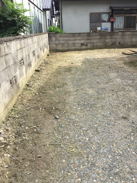 【長野市】日詰にて草刈り作業！粒状の除草剤を撒きました！
