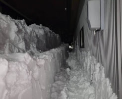 2022年1月14日白馬村での除雪作業2